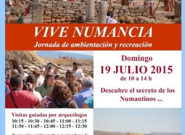 JORNADAS DE AMBIENTACIÓN Y RECONSTRUCCIÓN EN NUMANCIA EL 19 DE JULIO